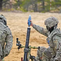 Soldați ai Gărzii Naționale din New York, desfășurați să antreneze militari ucraineni/foto: profimedia