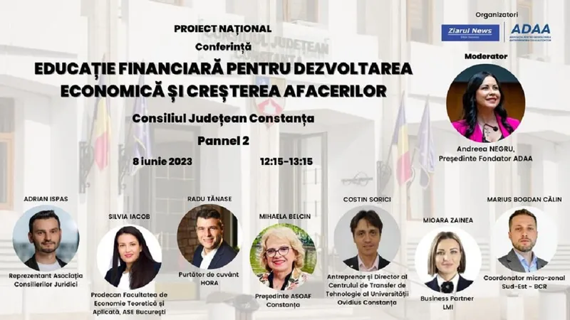 Antreprenoriat și educația financiară pentru o Românie modernă Sursa: ADAA