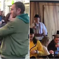 Moldovenii care merg la secțiile de votare din Rusia primesc haine, cafea și participă la tombole Foto: Unicamedia.md