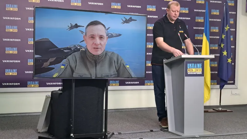Yuriy Ihnat, Purtătorul de cuvânt al Comandamentului Forțelor Aeriene ale Armatei Ucrainene - Foto: Newsweek, Remus Cernea