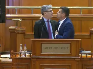 Virgil Popescu a fost agresat de George Simion în plenul Parlamentului/ FOTO: Observatornews.ro