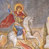 Icoana cu sfântul Gheorghe FOTO: ARhivă