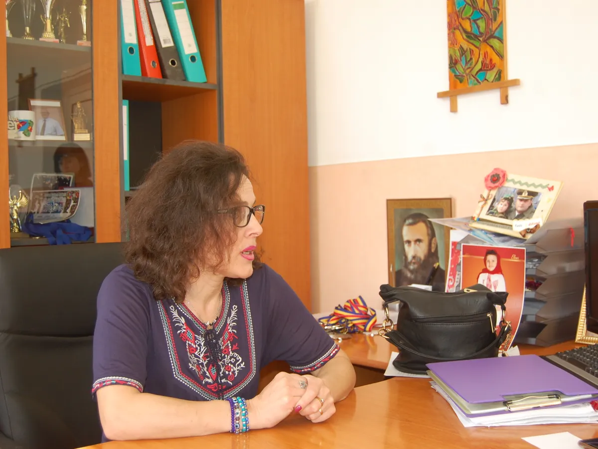 Directoarea scolii speciale Alexandru Rosca. Foto: Newsweek Romania