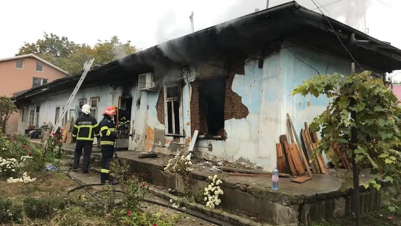 Explozie Tecuci/FOTO: ISU Galaţi