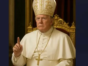 Trump a publicat un portret al său ca papă. „Mi-ar plăcea să fiu Papă. Ar fi alegerea numărul 1” -