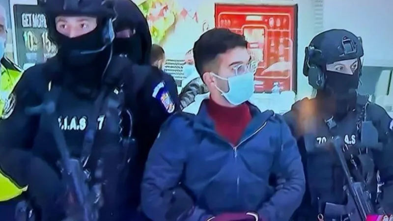 Studentul marocan Ahmed Sami El Bourkadi este la Penitenciarul Iași, fiind arestat pentru uciderea cu peste 50 de lovituri de cuțit a unui coleg și a iubitei sale Foto: Ziarul de Iași