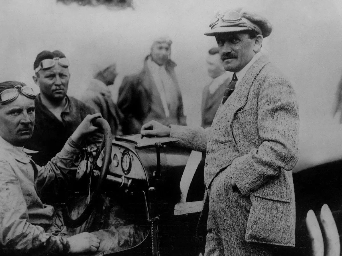 Ferdinand Porsche, la Targa Florio în 1924