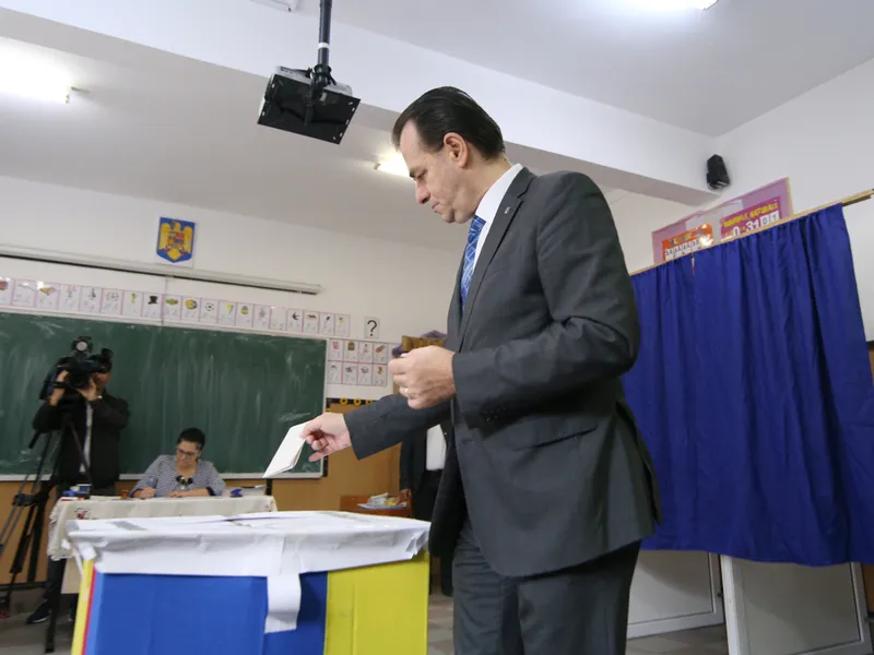 Ludovic Orban a votat în Ilfov. Foto: Inquam Photos/George Călin