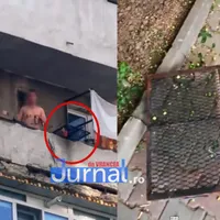 Patru tineri au încins grătarul pe balcon însă l-au scăpat de la etajul opt pe-o mașină Foto: jurnaldevrancea.ro