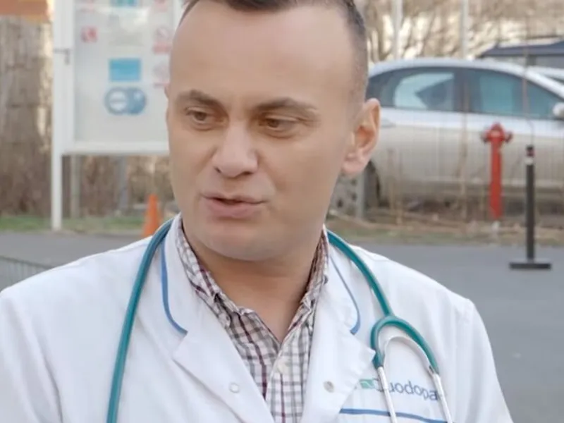 Adrian Marinescu, medic infecționist la Institutul „Matei Balș”