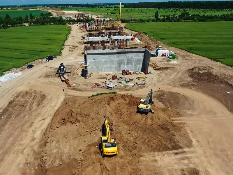 Progres slab, pe autostrada chinezească de 80.000.000 € de lângă București. Gata în 2026? - Foto: Facebook / Asociația Pro Infrastructură