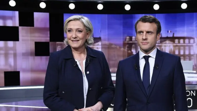 Marine Le Pen și Emmanuel Macron s-au întâlnit în finala prezidențială și acum cinci ani