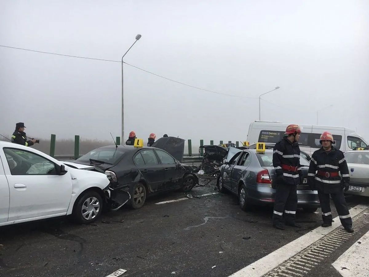 Accident rutier pe A2/ Foto: Inquam Photos