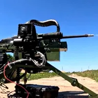 Ucraina au reinventat mitraliera robotizată din filme. E comandată cu ochelari de realitate virtuală - FOTO: Captură video