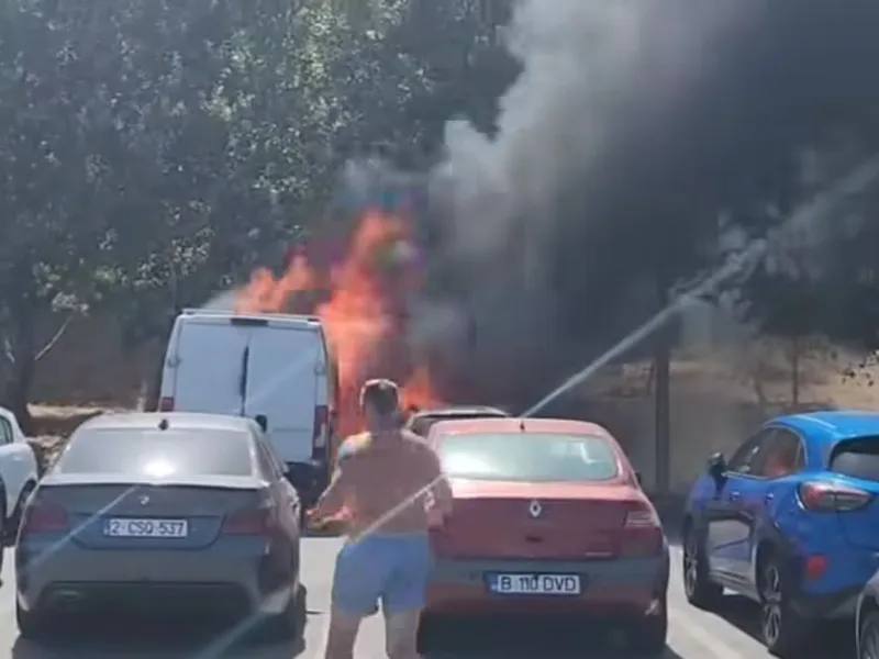 VIDEO Mai multe incendii au izbucnit pe Litoral. Care sunt cauzele? - Foto: captură video Facebook/Atac de Constanţa