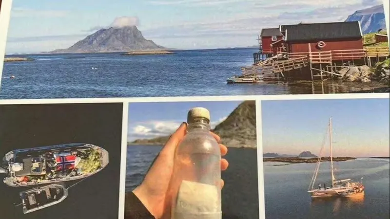 O scrisoare într-o sticlă aruncată în mare a primit un răspuns după 30 ani, de la 3200 km distanță - Foto: Express.co.uk
