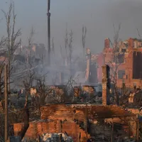 Orașul Bahmut este o ruină. Rușii se chinuie să îl cucerească de aproape un an - Foto: Profimedia Images