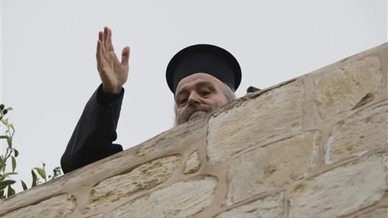 A murit Preafericitul Irineu, fost Patriarh al Ierusalimului.  - Foto: captura Video