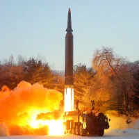 Racheta balistică lansată de Coreea de Nord - Foto: Profimedia Images