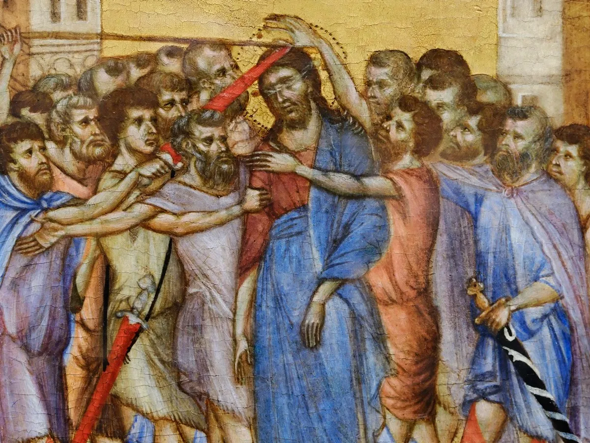 Lucrarea lui Cimabue, „Hristos batjocorit” - Foto: arhiva