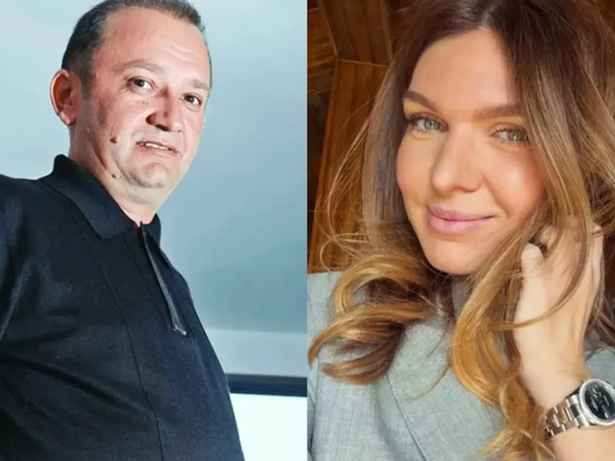 Dorin Mateiu și Simona Halep - Foto: digifm.ro