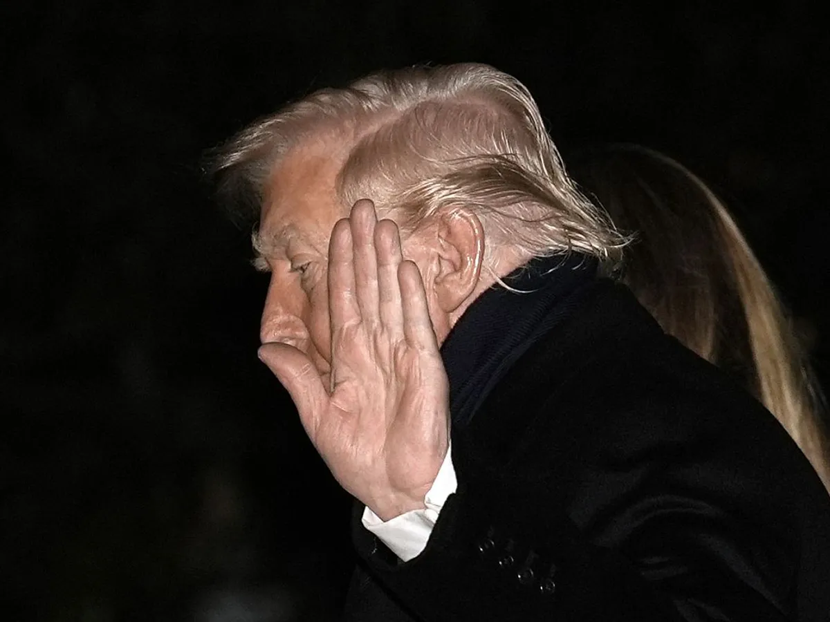 Donald Trump şi soţia lui, Melania, sosesc la Casa Albă - Foto: Profimedia Images