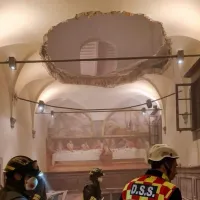 30 de nuntași, la spital. Podeaua restaurantului s-a prăbușit. Era într-o mănăstire din Sec. XV - Foto: X/Twitter