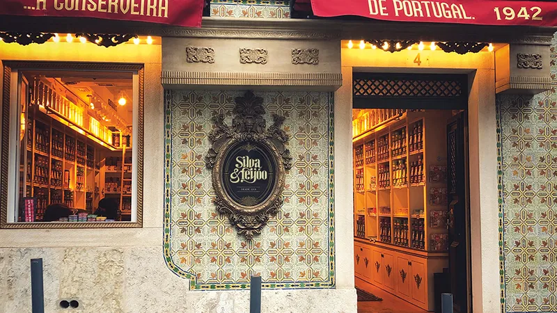 Magazin de conserve în cartierul Alfama