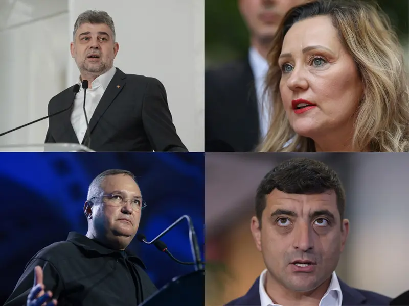 SONDAJ Ciucă, Ciolacu, Simion, Lasconi. Cine se califică în turul II al alegerilor prezidențiale? - Foto: Colaj Newsweek / INQUAM Photos / George Călin / Sabin Cirstoveanu