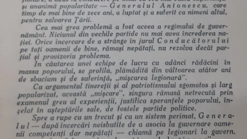 Prima pagină a raportului Pe marginea prăpastiei – raport al Președinției Consiliului de Miniștri din 1941