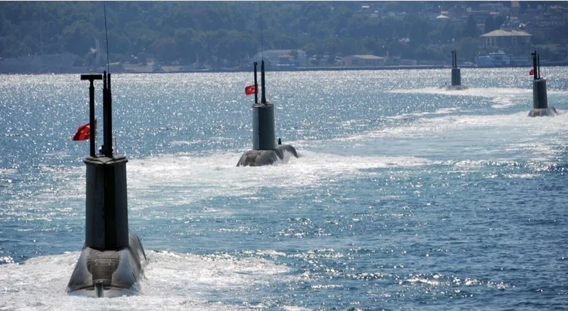Turcia &icirc;și face flotă de submarine pentru a patrula Marea Neagră - Foto: Ministerul turc al Apărării (imagine cu rol ilustrativ)