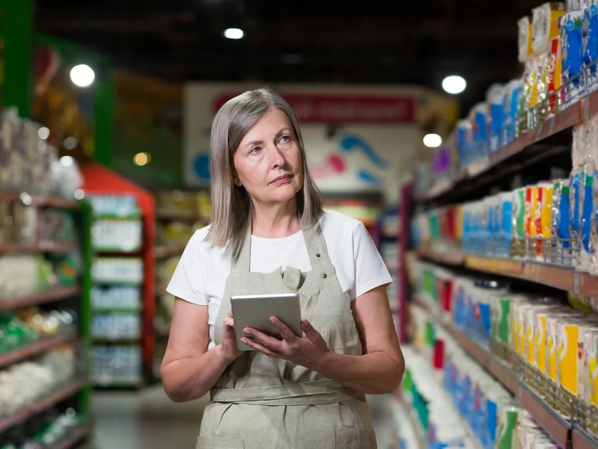 Angajată în supermarket - Foto: Profimedia images (rol ilustrativ)