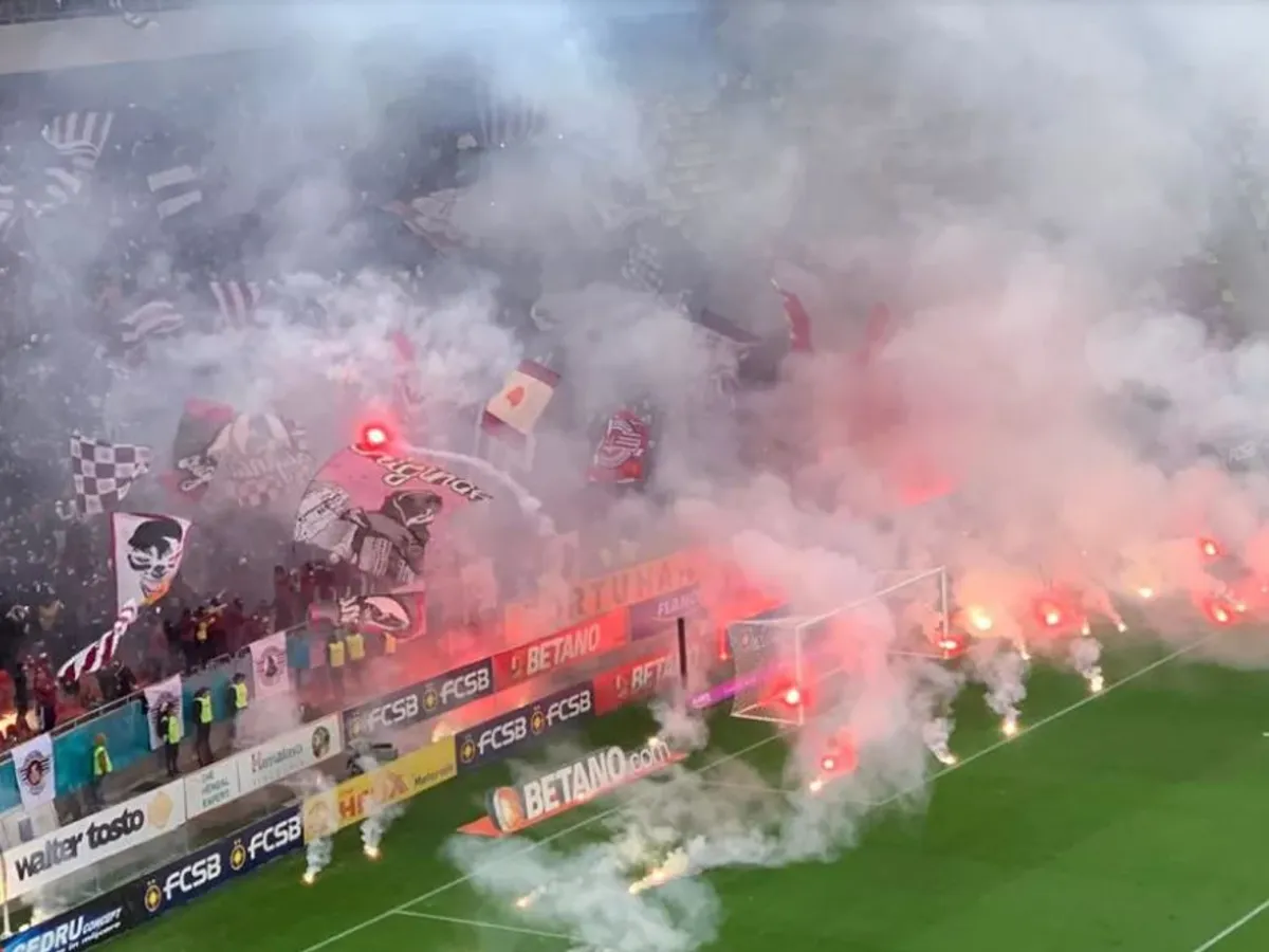 Derbiul FCSB - Rapid, întrerupt în minutul 3/foto: prosport