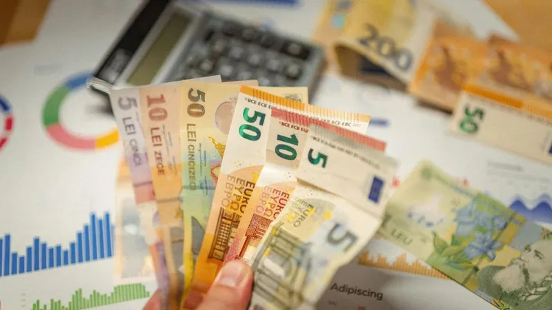 Evantai de bancnote euro - Foto: Pexels/Jakub Zerdzicki