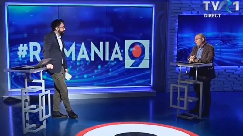 Ionuț Cristache, ex-reporter Antena3, alături de Ion Cristoiu, la TVR