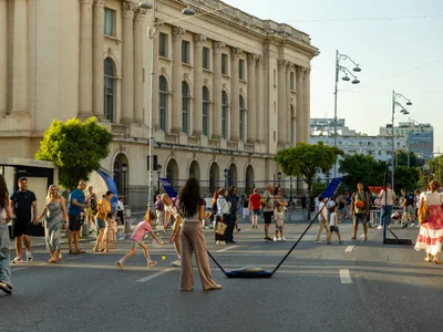 Calea Victoriei, închisă circulației - Foto: ARCUB