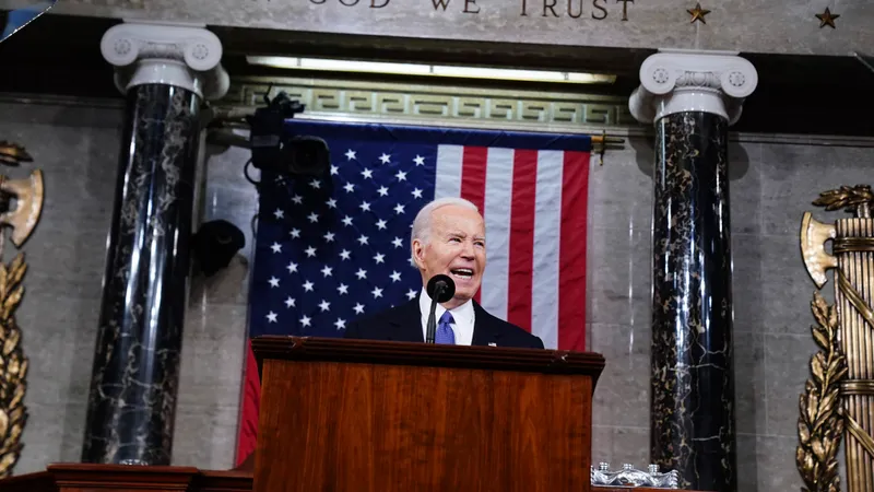 Joe Biden: „Am venit să trezesc Congresul! Putin nu se va opri în Ucraina, vă asigur!” - Foto: Profimedia images