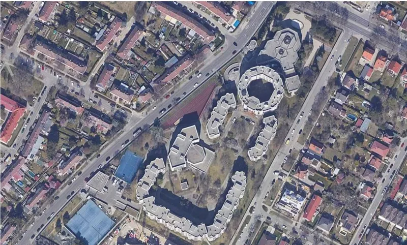 Russencity, centrul spionajului rusesc din Viena - Foto: Google Map