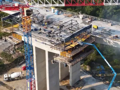 Viaductul de la Tălmăcel Foto: Facebook Cătălin Drulă