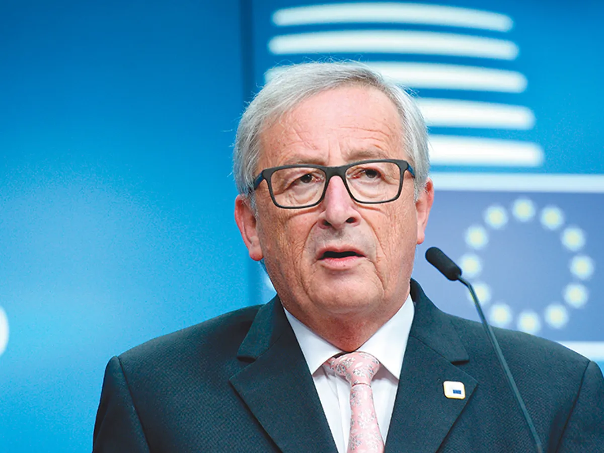 LEGISLAȚIE  Jean-Claude Juncker, ca președinte al  Comisiei Europene, Crin Bologa,  șeful DNA, și  judecătoarea  Camelia Bogdan susțin la unison că denunțătorii sunt indispensabili în lupta anticorupție - Foto: Politico.eu