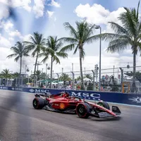 Charles Leclerc ia startul din pole în Miami GP. / Foto: Digi Sport, Facebook