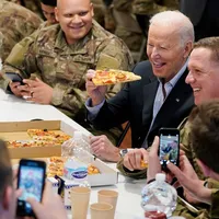 VIDEO Joe Biden a vizitat soldaţii americani în Polonia, aproape de graniţa cu Ucraina / Marca