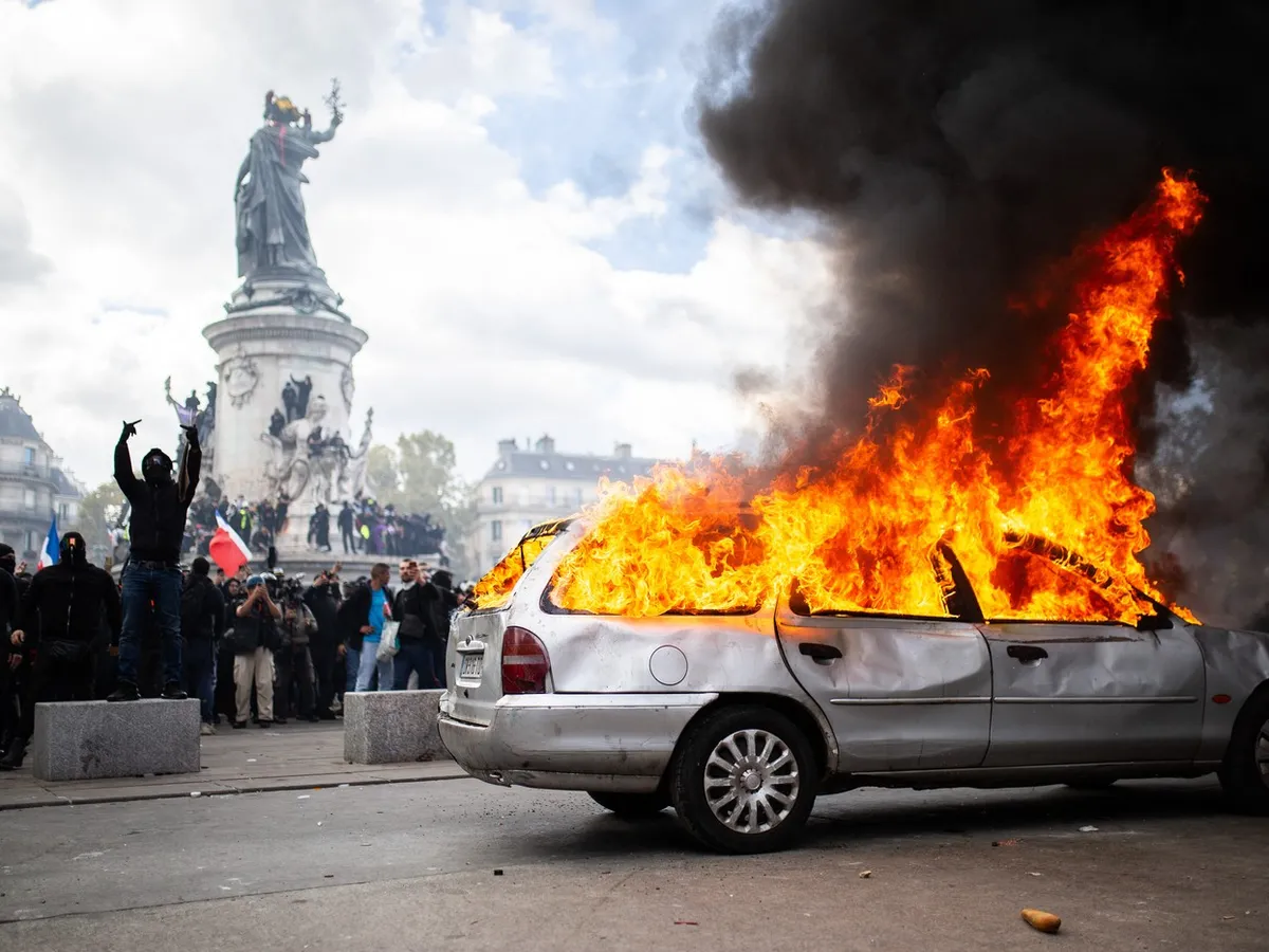 Proteste violente în Franța - Foto: Profimedia Images