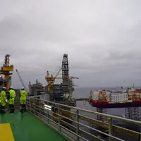 Platformele petroliere ale Norvegiei, survolate de drone/foto: Profimedia Images