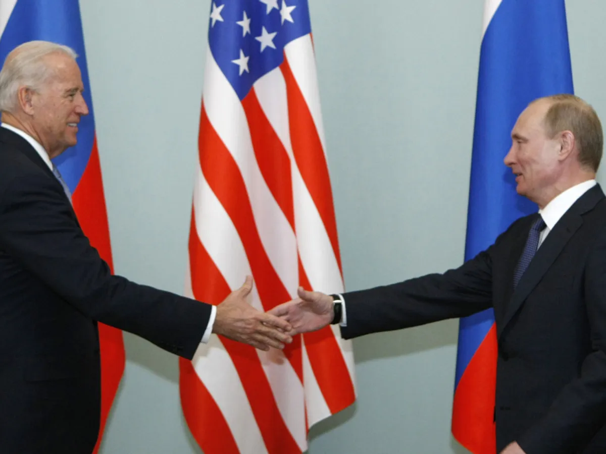 Joe Biden și Vladimir Putin se întâlnesc la Geneva/Foto: The Moscow Times