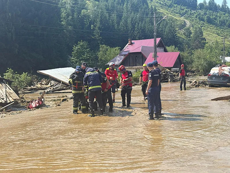 Inundații masive în Suceava - Foto: ISU Suceava