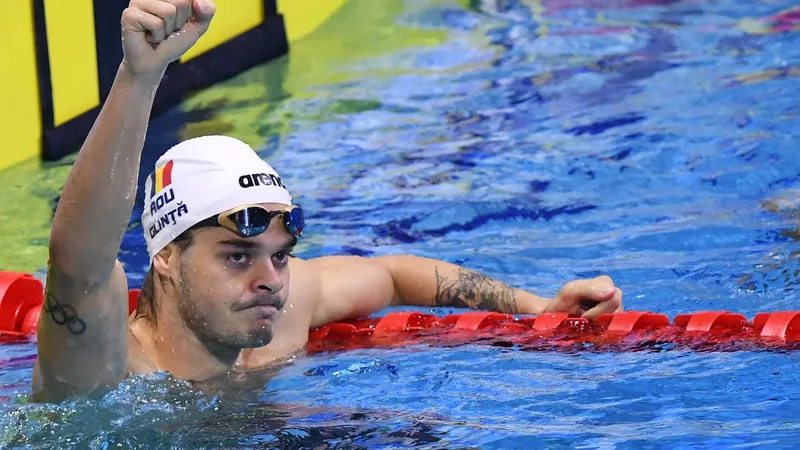 Medalie de bronz, la Mondialele de înot în bazin scurt din Abu Dhabi, pentru Robert Glinţă. / Foto: eurosport.ro