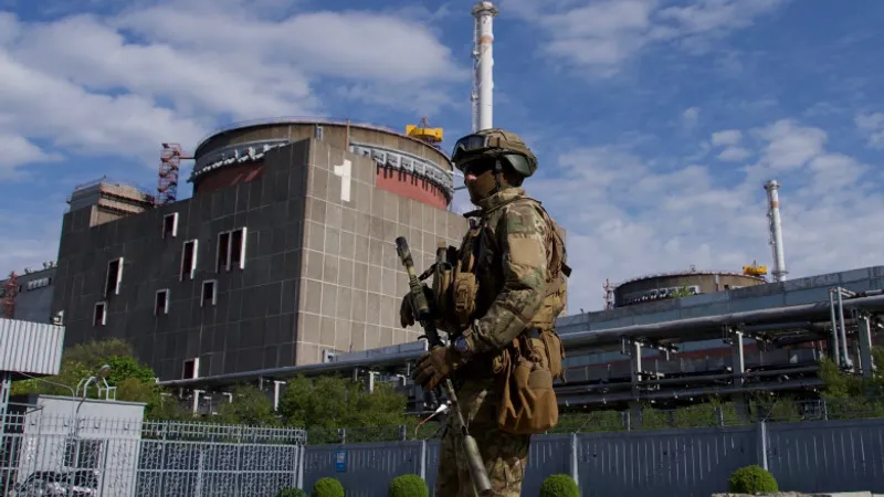 Centrala nucleară de la Zaporojie este sub controlul forțelor ruse. Foto: Profimedia