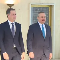 Ciucă a analizat împreună cu De Croo situația de securitate din regiunea noastră/FOTO: Facebook/Nicolae Ciuca