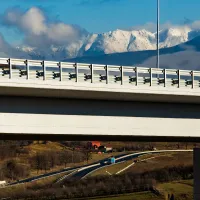 Primul lot al tronsonului de autostradă Sibiu - Pitești, între Șelimbăr și Boița - Foto: INQUAM PHOTOS/Ovidiu Dumitru Matiu (Imagine cu caracter ilustrativ)